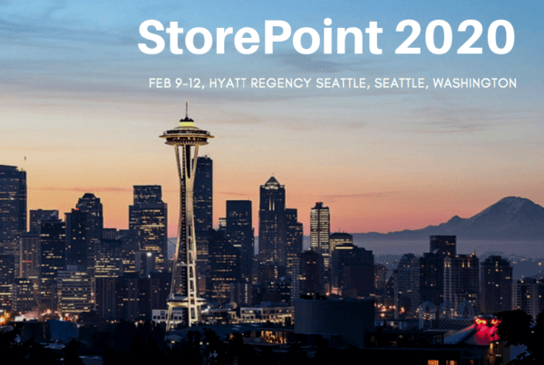 Washington landscape with StorePoint 2020 logo