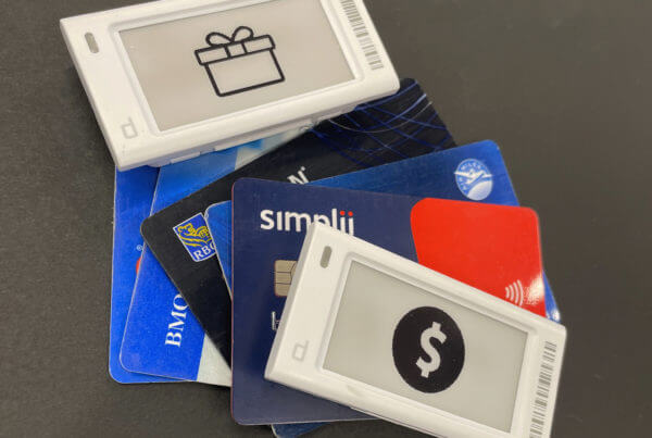Digital Smart Labels with credit cards